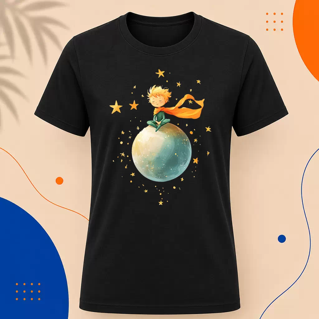 Pánské tričko - Na vrcholu světa - Malý princ - Le petit prince